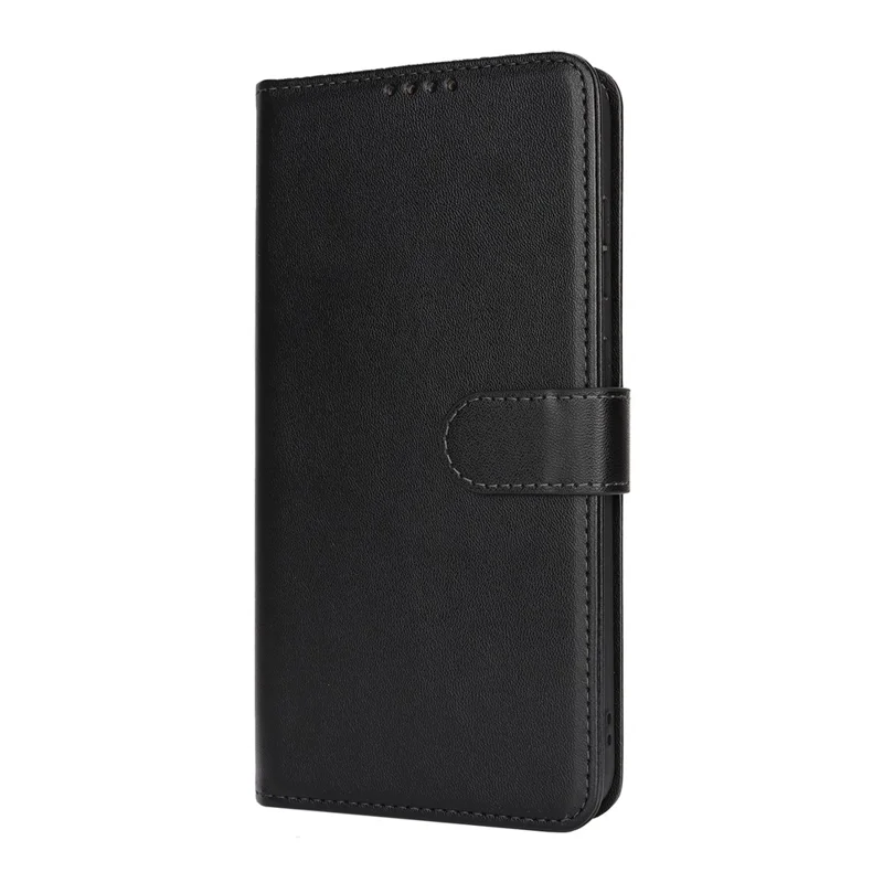 Custodia con supporto per Samsung Galaxy A55 5G Custodia in pelle antiurto - Nero