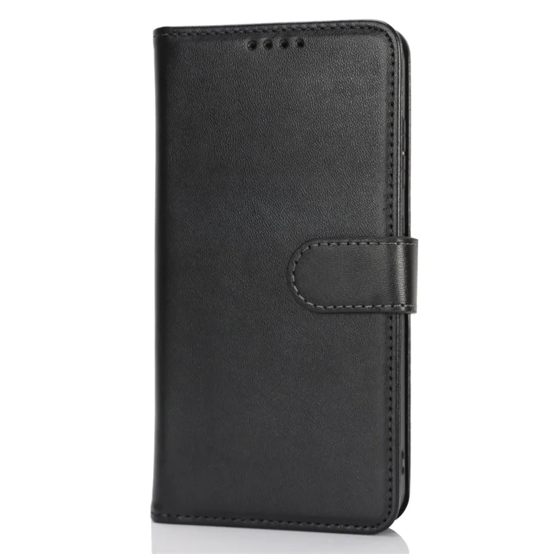 Pour Samsung Galaxy S24 Étui avec Support Antichoc Portefeuille en Cuir pour Téléphone - Noir