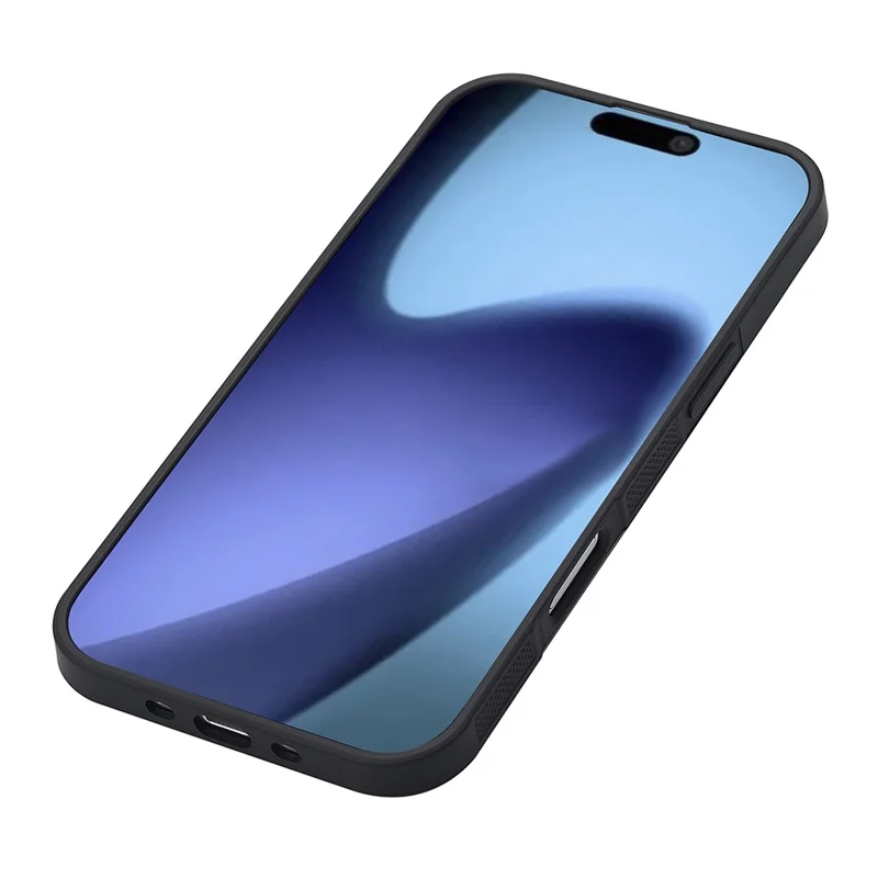 LC.IMEEKE для iPhone 17 Воздушный чехол с текстурой углеродного волокна Кожа + TPU + EVA Защитный чехол