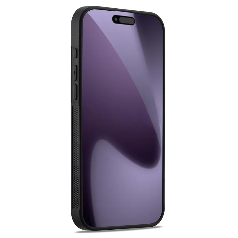 LC.IMEEKE Чехол для iPhone 17 Pro Max с текстурой углеродного волокна Кожа + TPU + EVA