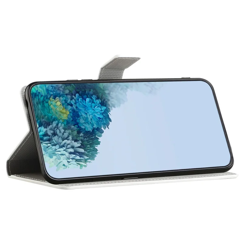 Capa para iPhone 17 com Estampa de Padrão em Couro PU com Carteira - Coruja de Bolinhas