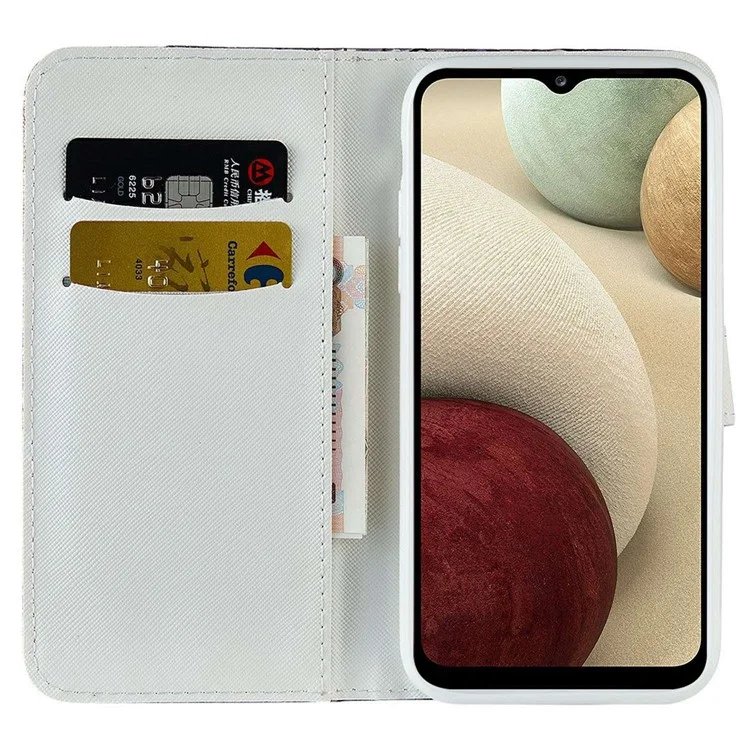 Per Samsung Galaxy A14 5G / 4G Glitter Splicing Phone Cover PU Leather Shockproof Foldable Stand Crocodile Texture Wallet Case - Rose Gold