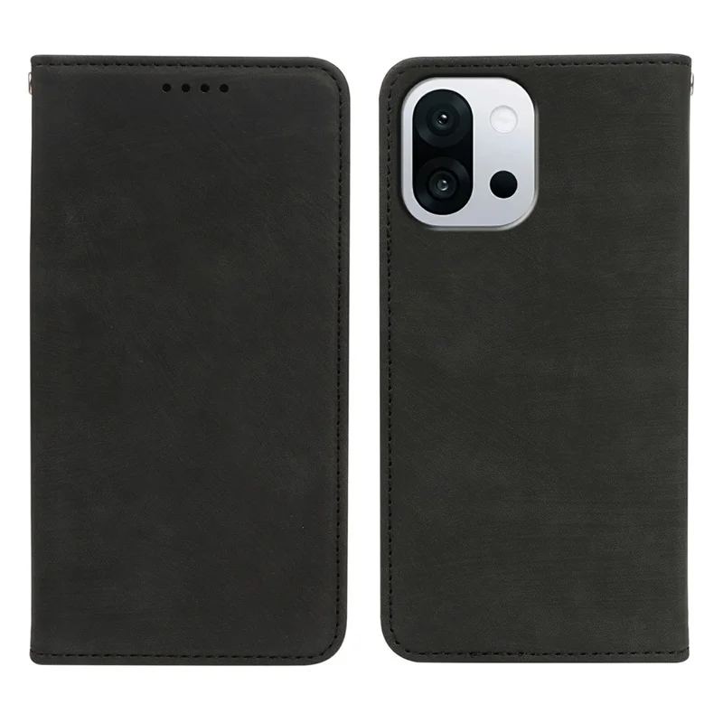 Custodia per OnePlus 13T 5G con Portafoglio in Pelle Magnetico Resistente, Cover per Telefono con Texture a Righe - Nero