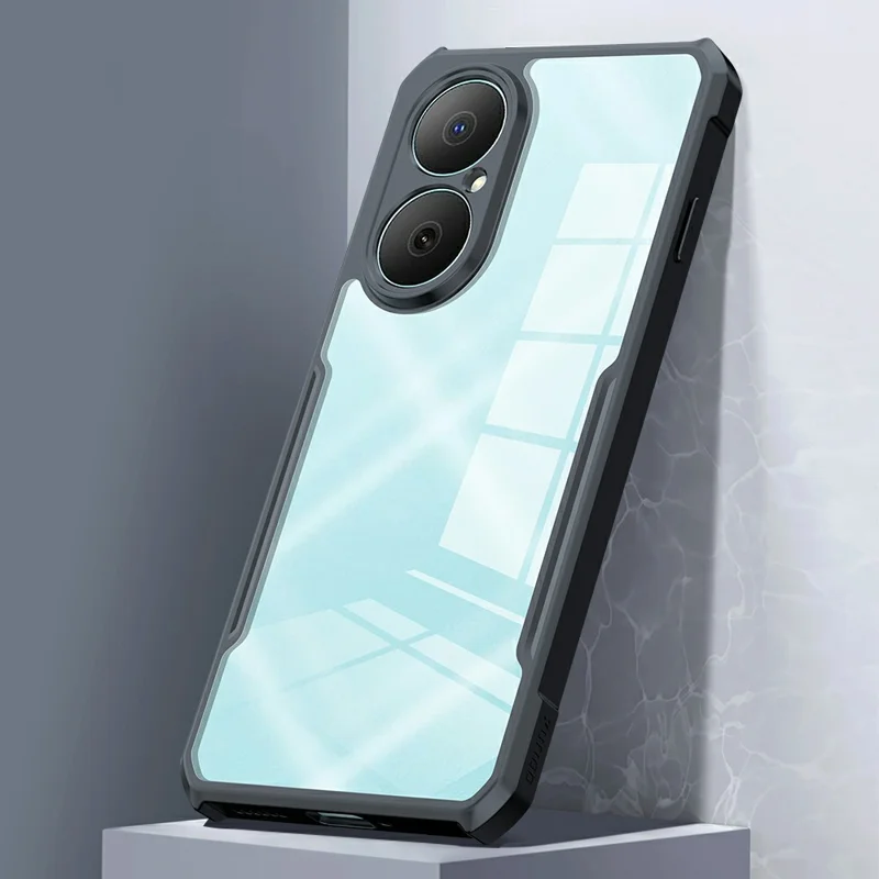 XUNDD Für Huawei Nova Y73 4G Hülle Stoßfeste TPU + Acryl Transparente Rückseite Handyhülle