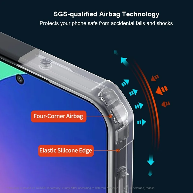 XUNDD per Samsung Galaxy F56 5G / M56 5G Cover Antiurto TPU + Acrilico Trasparente per Smartphone