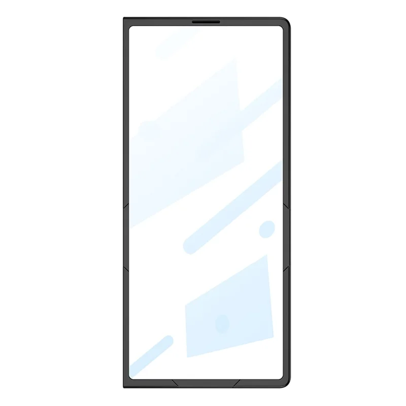 GKK For Samsung Galaxy Z Fold7 5G Case PC + Tempered Glass Ultra Slim Phone Cover - Black