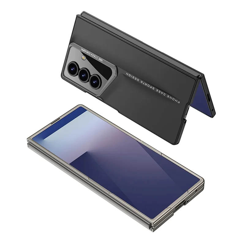 GKK Per Samsung Galaxy Z Fold7 5G Cover Antiurto Rigido PC Ultra Sottile per Telefono - Nero
