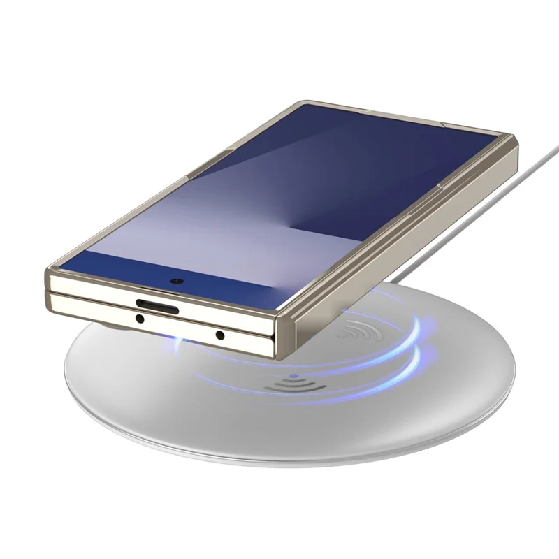 GKK Per Samsung Galaxy Z Fold7 5G Custodia con supporto Cerniera magnetica Protezione PU + PC + Vetro temperato Custodia per telefono - Nero