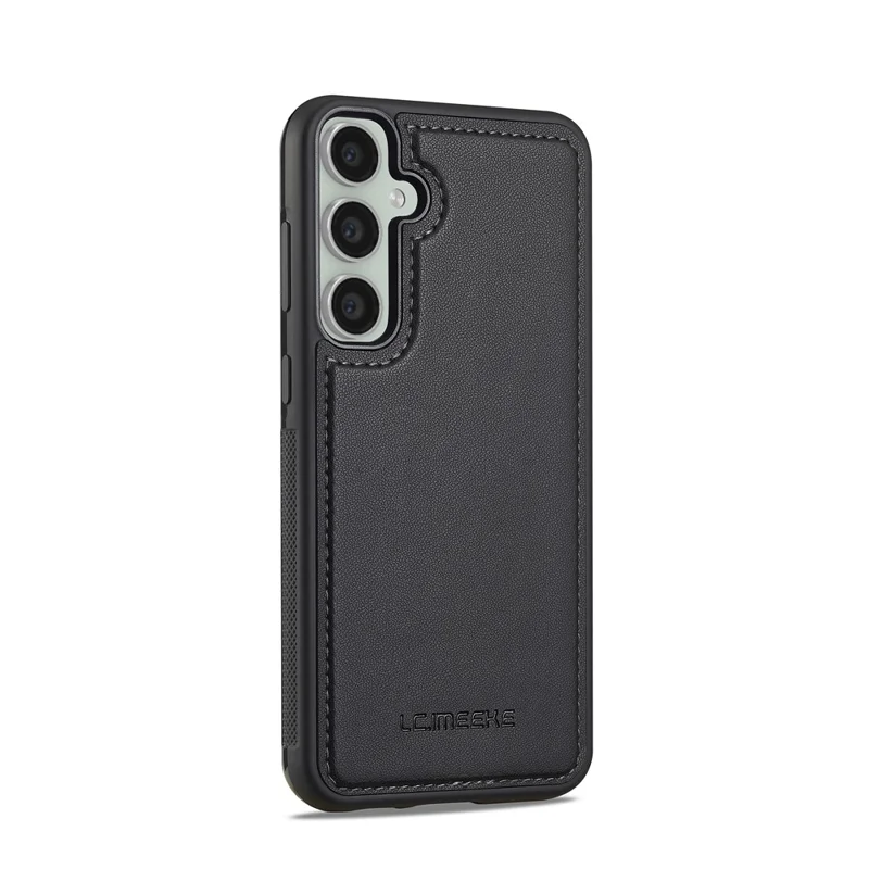 LC.IMEEKE L2 Series for Samsung Galaxy A17 5G Case PU Leather Wallet Detachable Magnetic Phone Cover - Black