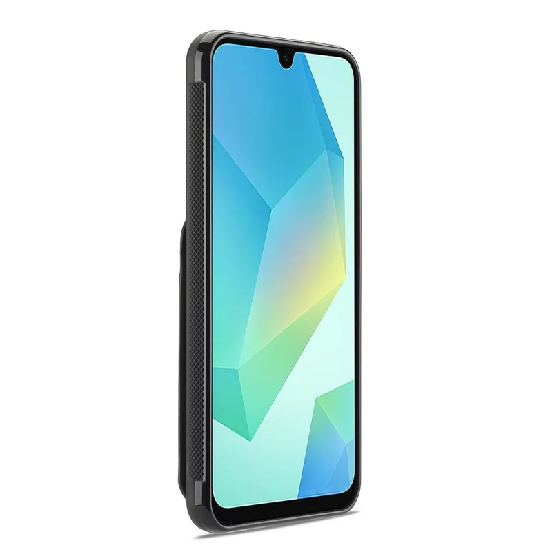 LC.IMEEKE L3 For Samsung	Galaxy A17 5G Magnetic Case Detachable Card Holder Leather TPU Mobile Cover - Black