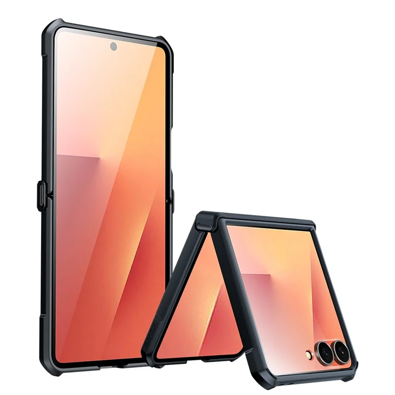 XUNDD Für Samsung Galaxy Z Flip7 5G Hülle TPU + Acryl Handyhülle mit kleinem Displayschutz