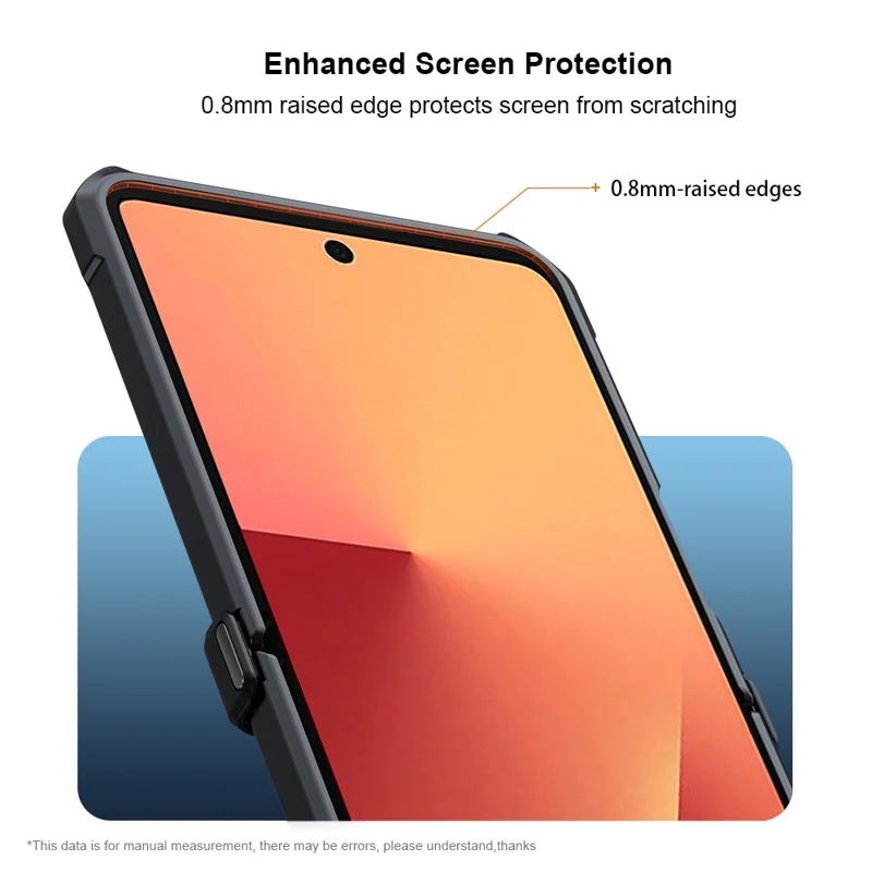 XUNDD Für Samsung Galaxy Z Flip7 5G Hülle TPU + Acryl Handyhülle mit kleinem Displayschutz