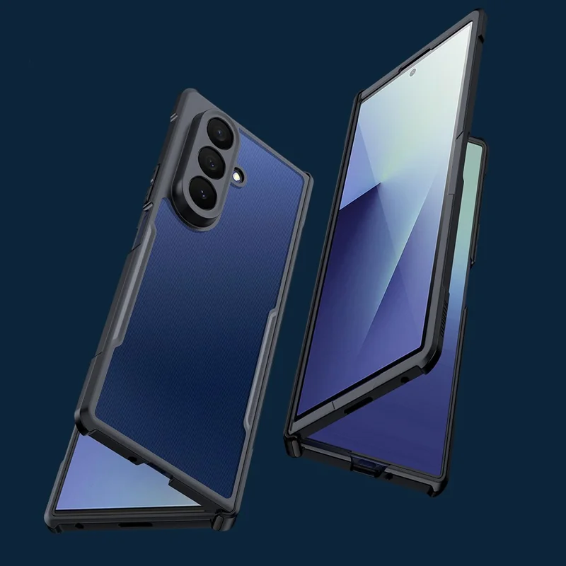 XUNDD Für Samsung Galaxy Z Fold7 5G Hülle TPU + Acryl Handyhülle mit Displayschutz