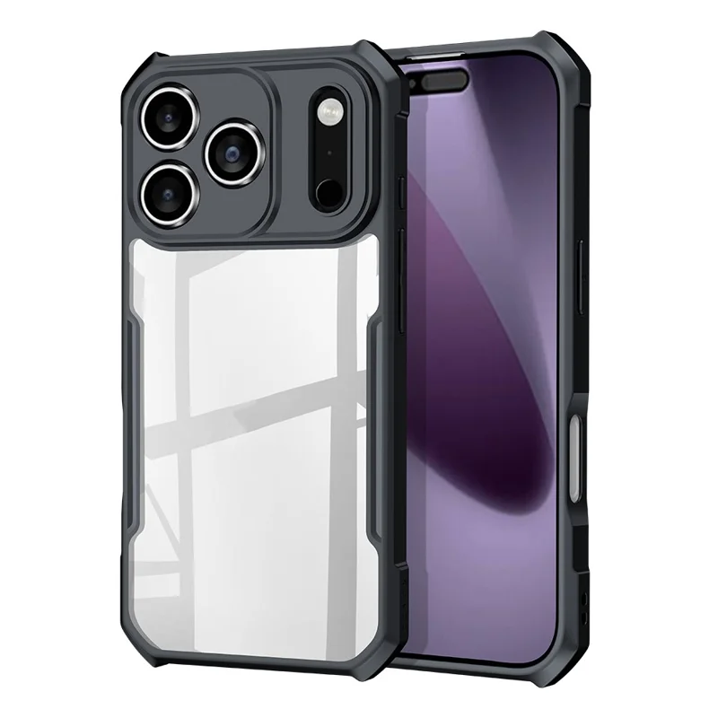 XUNDD Per iPhone 17 Pro Max Cover Antiurto TPU + Acrilico Trasparente Custodia per Cellulare
