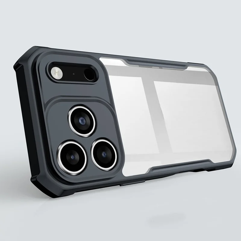 XUNDD Per iPhone 17 Pro Max Cover Antiurto TPU + Acrilico Trasparente Custodia per Cellulare
