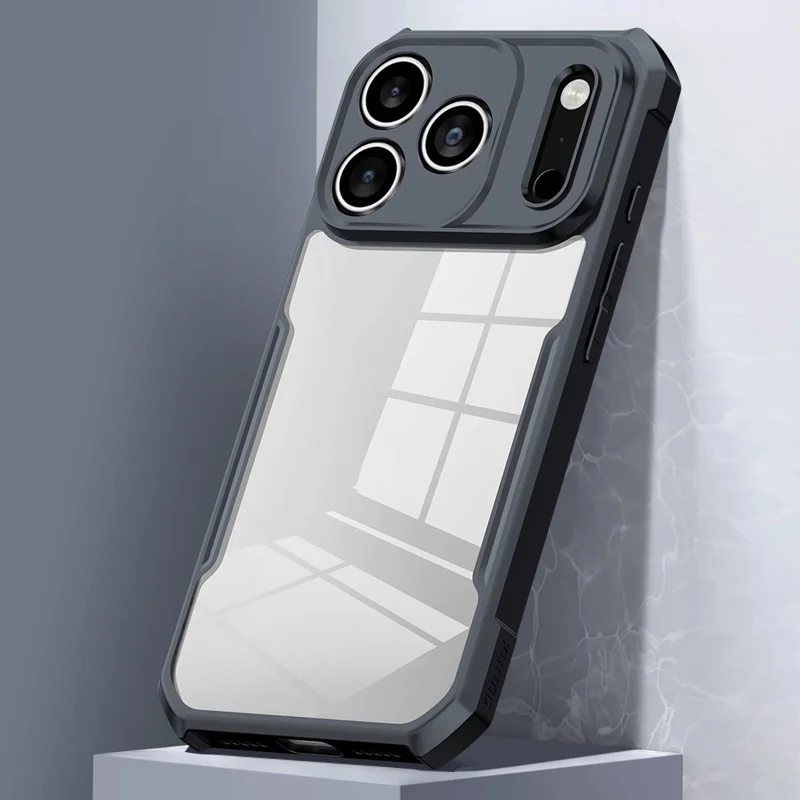 XUNDD Per iPhone 17 Pro Max Cover Antiurto TPU + Acrilico Trasparente Custodia per Cellulare