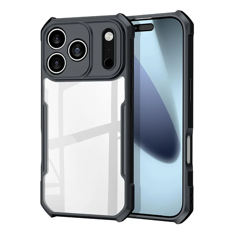 XUNDD per iPhone 17 Pro Cover Antiurto TPU + Acrilico Trasparente per Cellulare