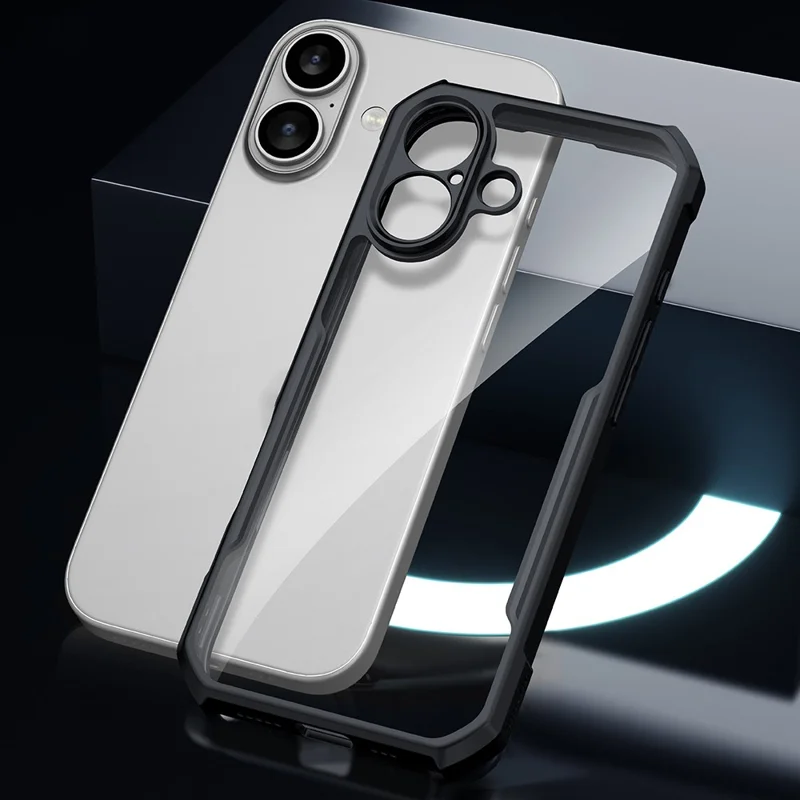 XUNDD For iPhone 17 Case Dropproof TPU + Acrylic Clear Back Phone Cover