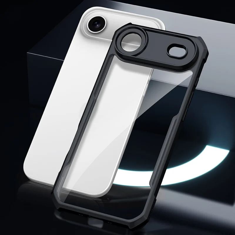 XUNDD Para iPhone 17 Capa de Ar Resistente a Quedas TPU + Acrílico Transparente Capa de Telefone