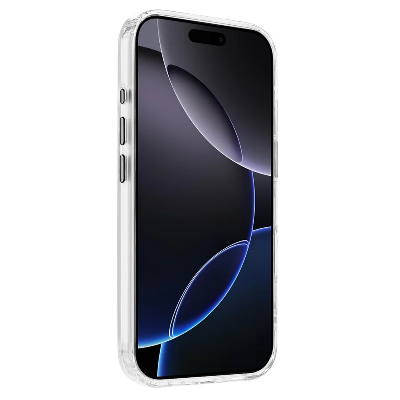 Étui pour iPhone 14 Pro Compatible avec MagSafe, Transparent PC + TPU avec Couverture de Téléphone Magnétique Scellée - Bleu Ciel