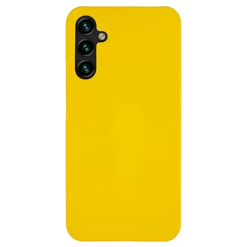 For Samsung Galaxy S25 FE Case Hard PC Drop Proof Frosted Minimalist Phone Cover - Yellow