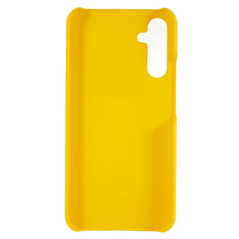 For Samsung Galaxy S25 FE Case Hard PC Drop Proof Frosted Minimalist Phone Cover - Yellow