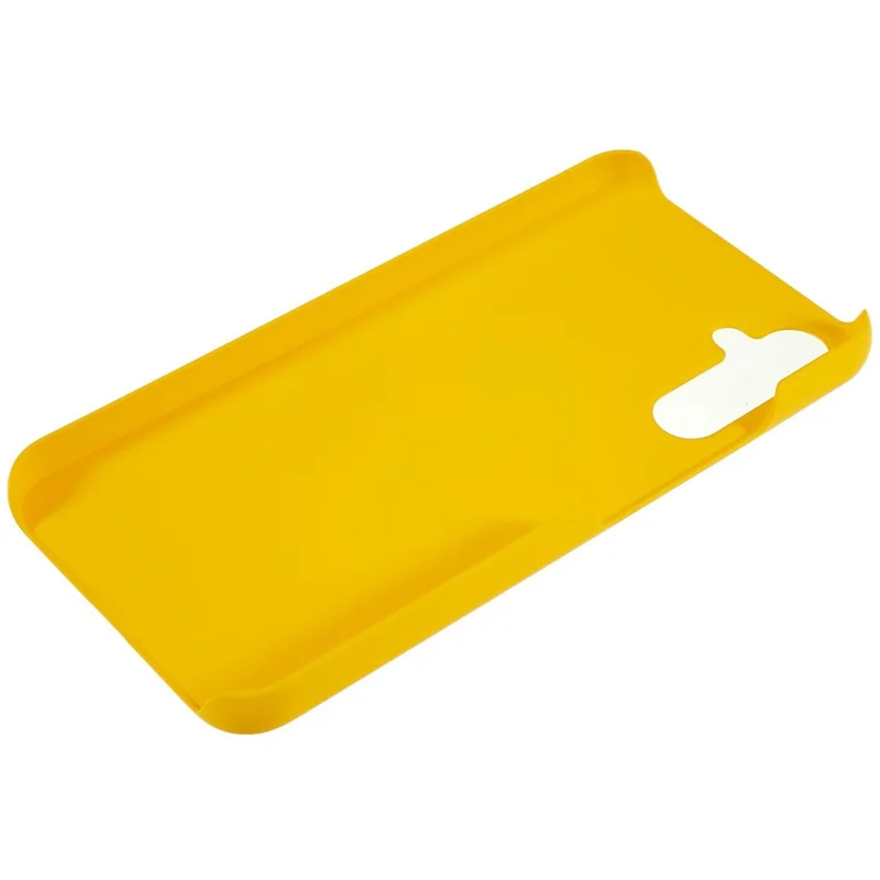 For Samsung Galaxy S25 FE Case Hard PC Drop Proof Frosted Minimalist Phone Cover - Yellow