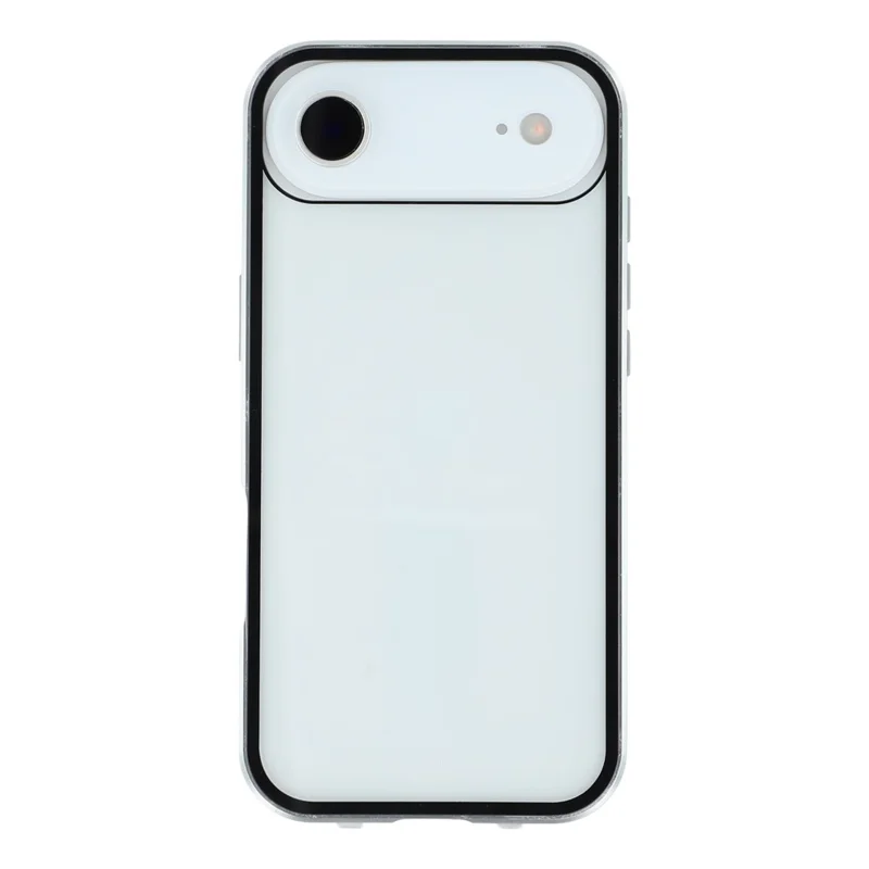 Funda Magnética de Doble Cara con Cristal Templado para iPhone 17 - Transparente en Plateado