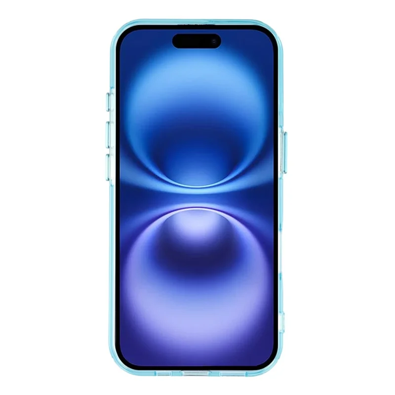 For iPhone 17 Case Compatible with MagSafe Color Changing TPU Phone Back Cover - Blue