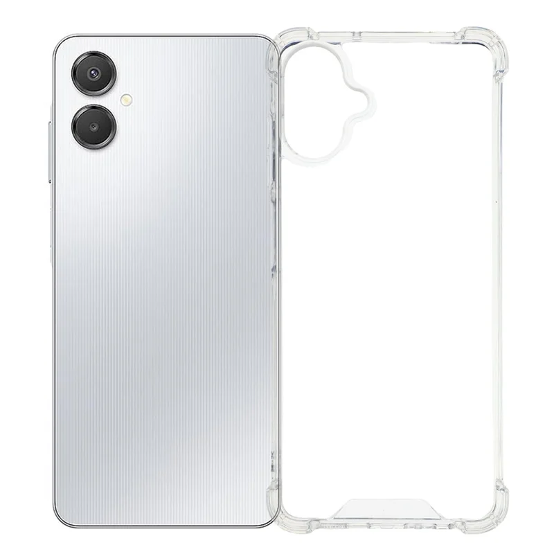 Étui de téléphone pour Samsung Galaxy A07 4G / A06 5G / 4G TPU + Acrylique 1,5 mm Antichoc Transparent Rigide