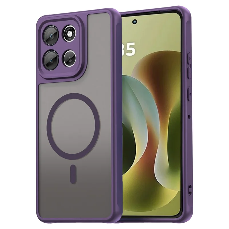 Cover per Motorola Moto G100 Pro 5G Compatibile con MagSafe Antiurto PC + TPU - Viola