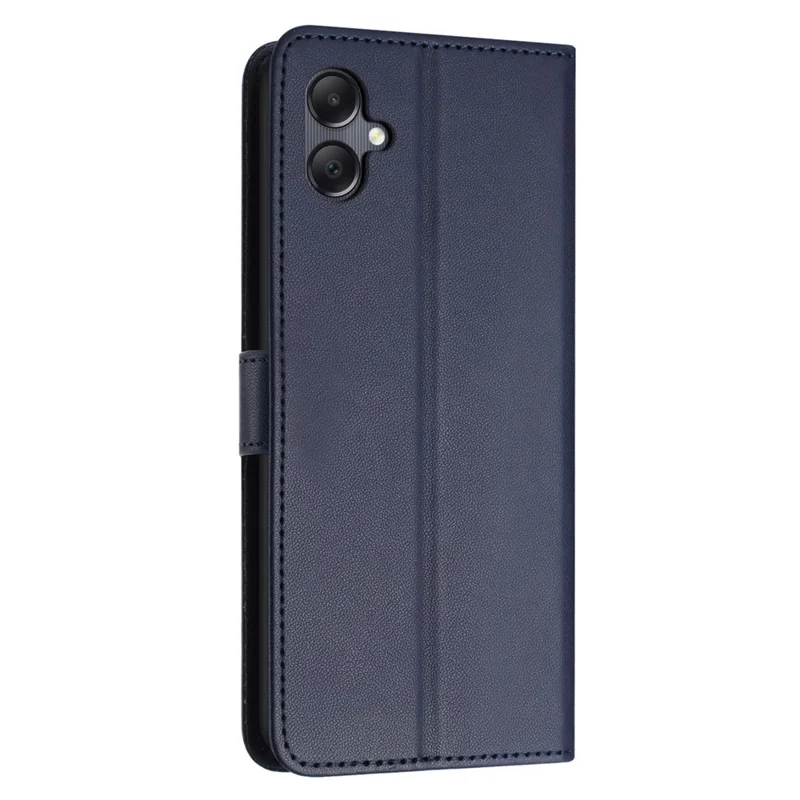 For Samsung Galaxy A07 4G Case Stand Wallet Leather Phone Cover with Strap - Blue