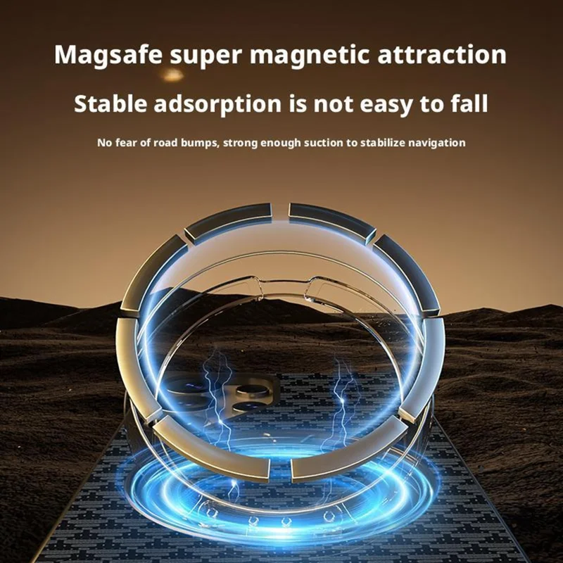 Für Samsung Galaxy S24 Ultra Magnetische Hülle Rahmenlos Strukturiertes PU + Metall Ständer Handyhülle - Schwarz