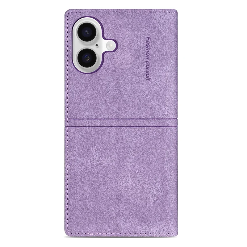 Capa Carteira Magnética de Couro para iPhone 17 - Roxa