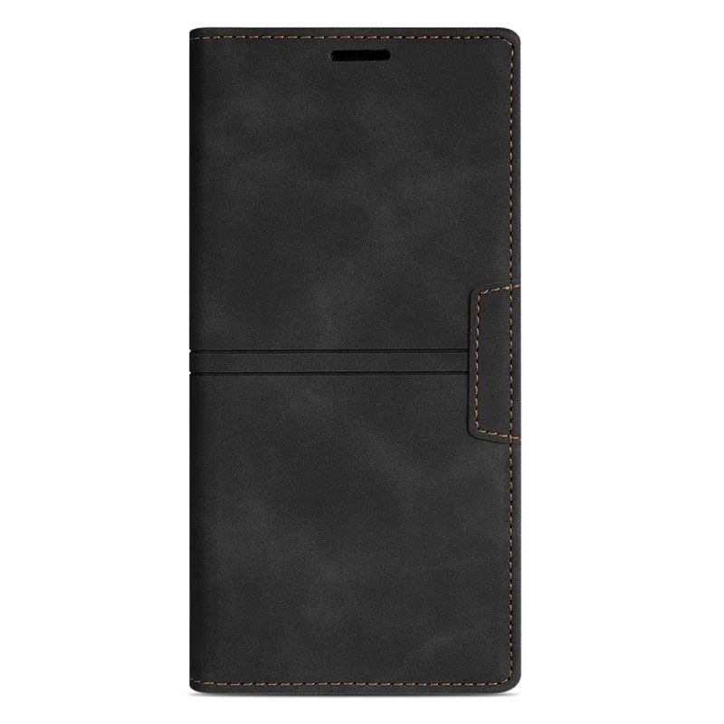 Capa Carteira Magnética de Couro para iPhone 17 - Preto