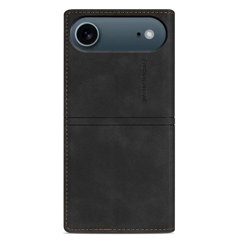 Capa Carteira Magnética de Couro para iPhone 17 - Preto