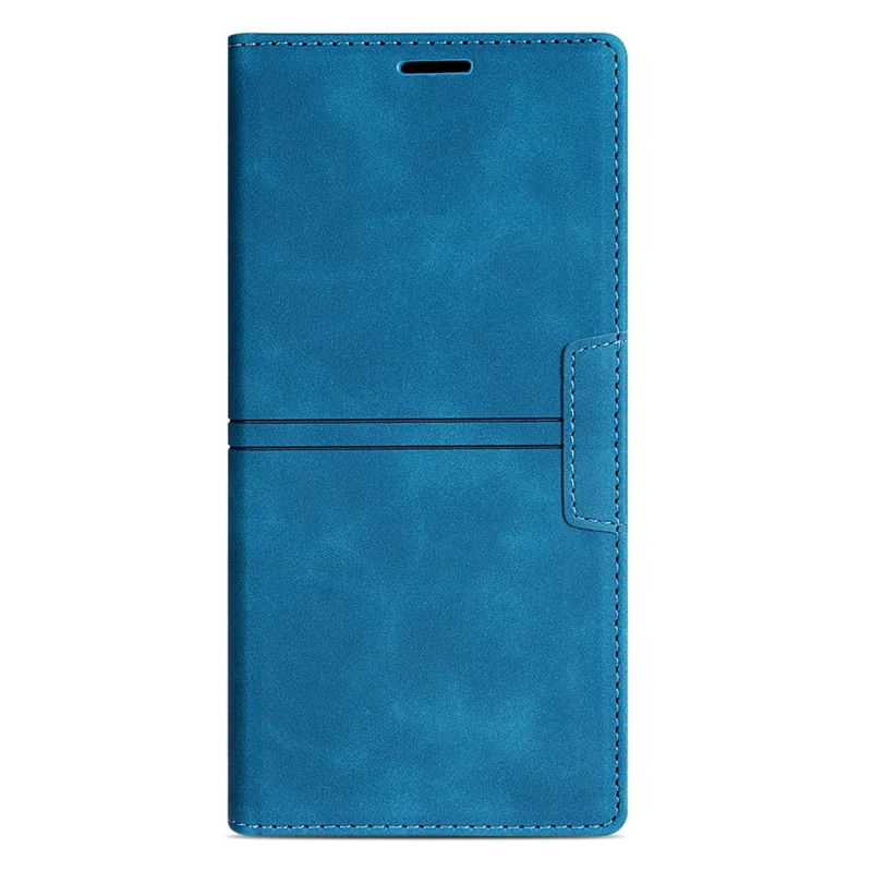 For iPhone Air Wallet Case Magnetic Closing Leather Phone Cover - Blue
