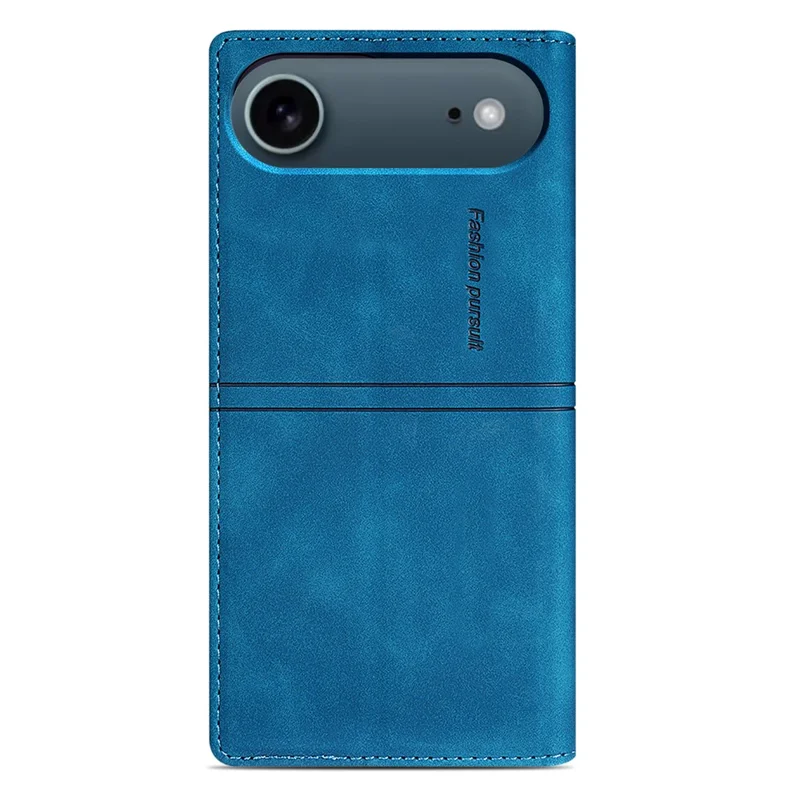 For iPhone Air Wallet Case Magnetic Closing Leather Phone Cover - Blue