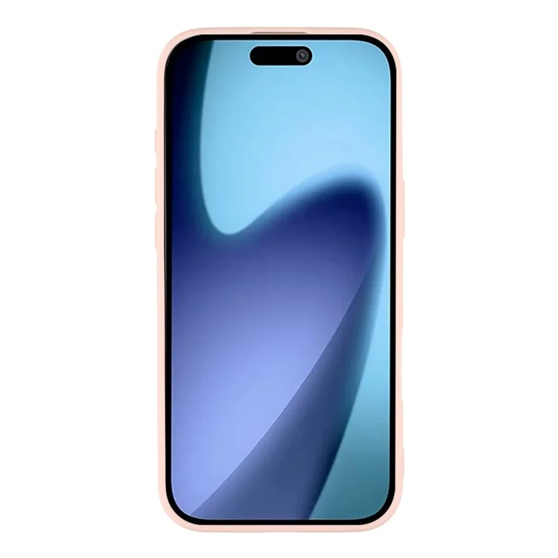 Capa de Ar para iPhone 17 com Recortes Precisos, Borda Reta, TPU à Prova de Choque - Rosa