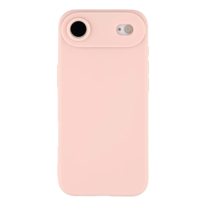 Capa de Ar para iPhone 17 com Recortes Precisos, Borda Reta, TPU à Prova de Choque - Rosa
