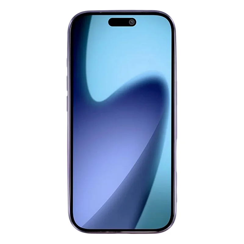 KADEM voor iPhone Air hoesje met bloemen strass decor TPU telefoonhoes - Paars