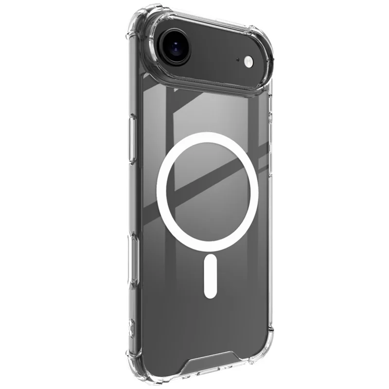 IMAK For iPhone 17 Air Case Compatible with MagSafe Shockproof PC TPU Clear Phone Cover