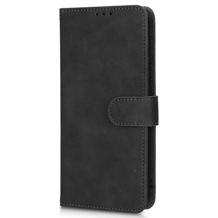 Pour Nokia G60 5G Anti-scratch PU Leather Wallet Phone Case Stand Function Magnetic Closure Flip Phone Cover Shell - Noir