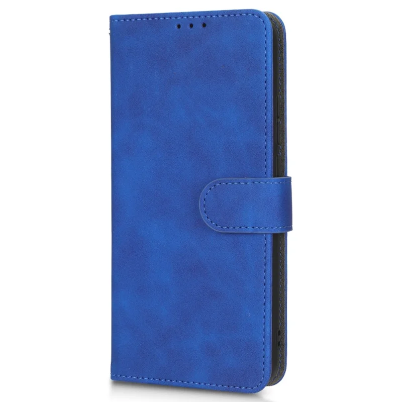 For Nokia G60 5G Anti-scratch PU Leather Wallet Phone Case Stand Function Magnetic Closure Flip Phone Cover Shell - Blue