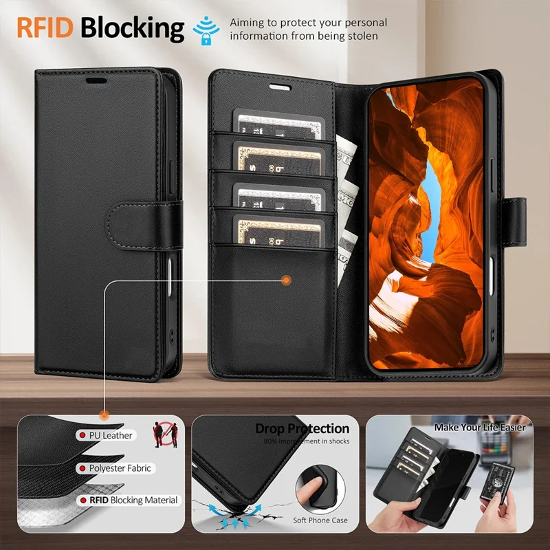 Bulk Purchasing For iPhone 14 Wallet Case Compatible with MagSafe Detachable Leather Flip Phone Cover - Dark Brown