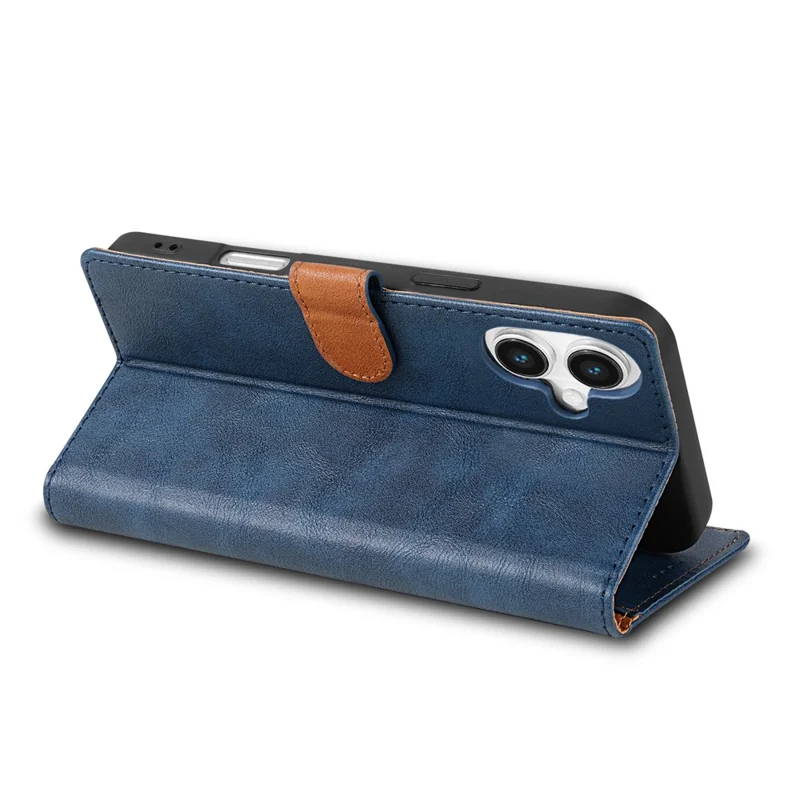 N.BEKUS CSJ-001 Cover a Portafoglio in Pelle PU per iPhone 17 - Blu
