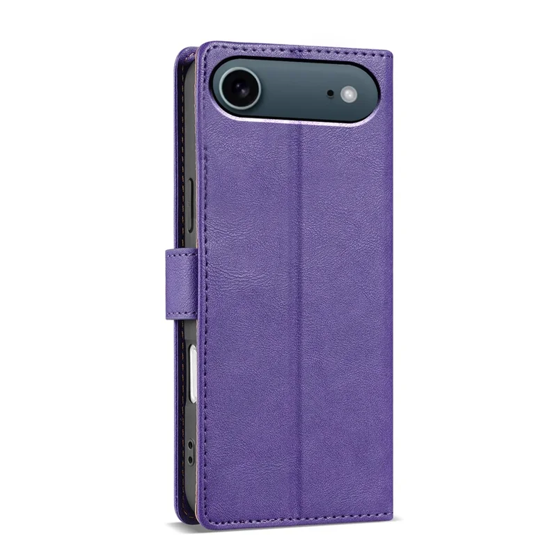 N.BEKUS CSJ-001 Custodia a portafoglio in pelle per iPhone 17 con supporto - Viola