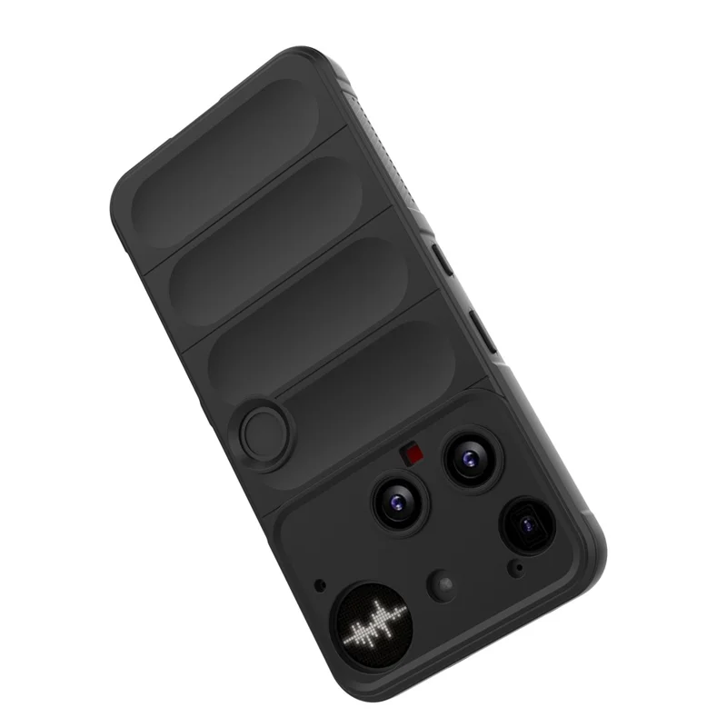 For Nothing Phone (3) 5G Case Anti-Drop Soft TPU Rugged Phone Back Cover - Black