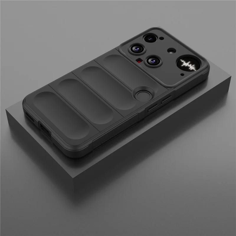 For Nothing Phone (3) 5G Case Anti-Drop Soft TPU Rugged Phone Back Cover - Black