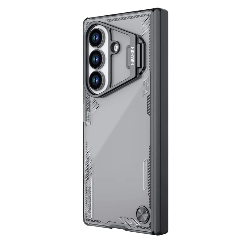 NILLKIN Iceblade Prop для Samsung Galaxy Z Fold7 5G Чехол с рамкой для объектива и подставкой, корпус из ПК + TPU